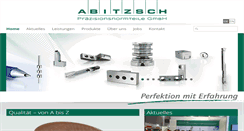 Desktop Screenshot of abitzsch-gmbh.de