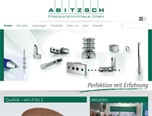 Tablet Screenshot of abitzsch-gmbh.de